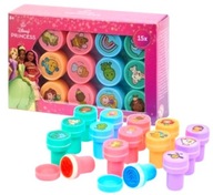 PIECZĄTKI MOTYWUJĄCE Kolorowe Stempelki Samotuszujące DISNEY KSIĘŻNICZKI