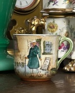 ROYAL DOULTON DICKENS WARE PONAD 100 LETNIA FILIŻANKA