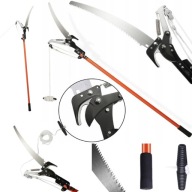 SEKATOR TELESKOPOWY NA WYSIĘGNIKU 2W1 DO GAŁĘZI DRZEW DŁUGI OGRODOWY PIŁA