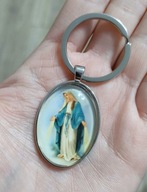 Brelok do kluczy Religijny Matka Boża Niepokalana Maryja Zawieszka