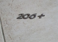 Znaczek klapy tył Peugeot 206+ znak PLUS oryginał!