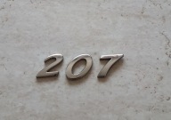 Peugeot 207 emblemat znaczek napis tylnej klapy