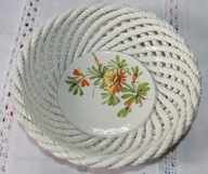 MISKA*MISECZKA*PORCELANA **AŻUR ** PLECIONKA**