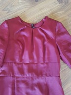 Sukienka prosta 316-BORDO r. 36