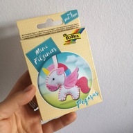 Mini zestaw filcowy jednorożec maskotka DIY dla dziewczynki szycia (062)