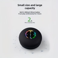 Głośnik prysznicowy Bluetooth, wodoodporny przenośny bezprzewodowy głośnik