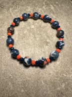 Bransoletka handmade Z kamienia malowanego