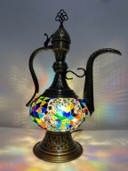 Turecka lampa stołowa z mozaiki Allatin