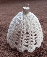 BOMBKA DZWONEK OZDOBA CHOINKOWA RĘCZNIE ROBIONA