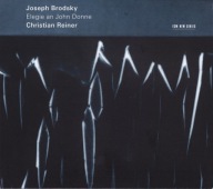 JOSEPH BRODSKY - Elegie An John Donne - CD ECM 2017