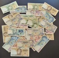 Polska PRL Zestaw Starych Banknotów z PRL -u mix banknoty peerelowskie