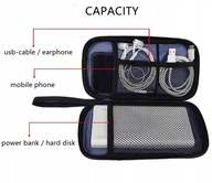 ETUI FUTERAŁ POKROWIEC ORGANIZER NA KABLE KARTY ADAPTERY DYSKI AKCESORIA