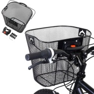 DUŻY KOSZ NA ROWER METALOWY KOSZYK ROWEROWY NA KIEROWNICĘ