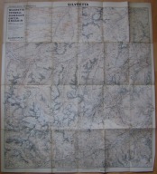 MAPA -ALPY-MASYW SILVRETTA -1930 rok