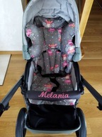 Wkładka do wózka Valco Snap 4 trend kpl. poduszka Motyl osłonka na pałąk