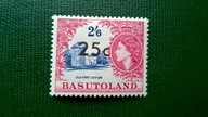 Basutoland * 25c nadruk QEII kolonie angielskie brytyjskie