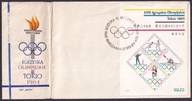 1964 Igrzyska Olimpijskie w tokio Fi blok 43 FDC