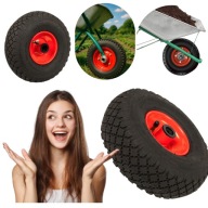 KOŁA KÓŁKO DO TACZKI WÓZKA MOCNE POMPOWANA DĘTKA FI20 260X85MM 3,00/400