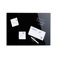 Tablica Magnetyczna z Czarnego Szkła 100x60cm Relaxdays