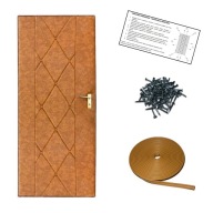 TAPICERKA DRZWIOWA CLASSIC - EKOSKÓRA SKAJ 80/90x200cm + ZESTAW MONTAŻOWY