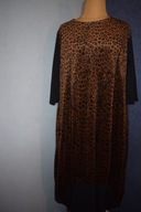 New Collection Oryginalna sukienka włoska panterka z kieszeniami _50