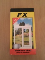 SIATKA / NA OKNO / PRZECIW OWADOM / 130 X 150 CM / FX / NOWA / BIAŁA