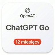 ChatGPT GO, 12 miesięcy, własne konto użytkownika