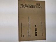 Cennik nr 317-Z/75 Formularze, druki manipulacyjne i kartoteki 1975