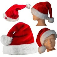 CZAPKA PLUSZOWA ŚWIĘTEGO MIKOŁAJA NA ŚWIĘTA BOŻEGO NARODZENIA PREZENT