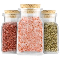 12X SŁOIK 150ML SŁOICZEK Z KORKIEM NA PRZYPRAWY