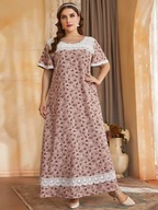 Okazja !_NOWA stylowa WYSZCZUPLAJĄCA lekka sukienka maxi_modna GIPIRA_52/54