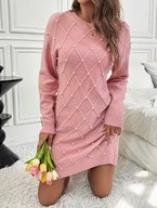 Sukienka jesienna zimowa tunika jesień zima święta tuba sweterkowa ciepła