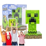 LAMPKA NOCNA MINECRAFT CREEPER ZIELONA OFICJALNY PRODUKT 11CM