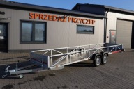 TEMARED Przyczepa dłużycowa 606x122x40cm Podłoga sklejka, 2 osie DMC 750kg