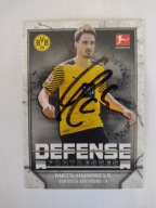 Karta topps match attax autograf Bundesliga Borussia Mats Hummels Defense