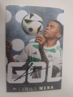 Zdjęcie 10x15 autograf Lechia Gdańsk sezon 2024/25 Gol Camilo Mena