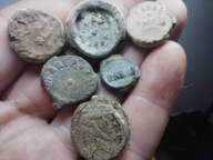 Stare plomby Warszawa stary orzeł 1718 RÓŻNE ZESTAW stara plomba