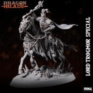 Death knight Trogmor Horse - HotB - figurka RPG DnD D&D - druk 3D 14K