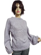 sweter wełniany z warkoczem 38/40