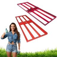 NIWELATOR TERENU RĘCZNY DO TRAWNKA RÓWNIARKA 90CM GRABIE OGRODOWE