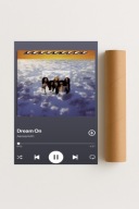 Plakat bez ramy 21x30 Dream On Aerosmith muzyka rock| Pomysł na prezent