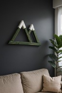 Drewniana ozdoba w kształcie gór – rękodzieło z polskiego warsztatu Święta