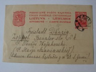 Sopot - Freistadt Danzig / Kowno Litwa - stara kartka ,pieczęć