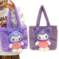 Torebka Pluszowa Kuromi Sanrio Z Postacią Torba Na Ramię Miękka Lekka Styl