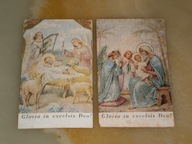 Ars Christiana 1951 r obrazek Boże Narodzenie 2szt