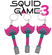 JAK W SERIALU! pojedynczy 1x klucz do gry w chowanego brelok Squid game 3