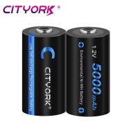 Akumulator Cityork 1,2 V NI-MH w rozmiarze R 14 Bateria 5000 mAh 2szt