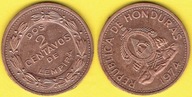 HONDURAS 2 CENTAVOS 1974 R.