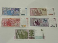 Argentyna 5, 10, 50, 100, 500 australes stan AU/UNC