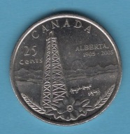 (2KA62) Kanada 25 centów, 2005